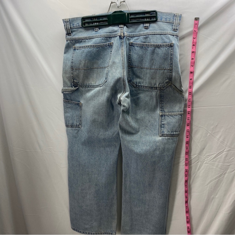 Faded Glory Regular Straight Men's 34x30 Denim Blue Carpenter Jeans